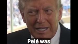 足坛历史最佳?特朗普:我曾看过贝利踢球,他太棒了,我会选他