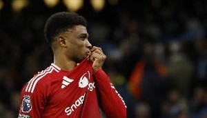 罗马诺:阿玛德恢复进展良好,可能在本赛季结束前复出